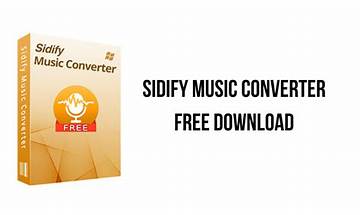 Sidify Apple Music Converter Free for Windows - Download it from Habererciyes for free